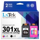 HP 301XL Cartouches d'encre, pack de 2