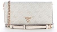 GUESS Noelle II Xbody Flap Organizer Bone Logo crème schoudertas