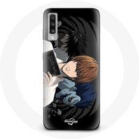 Maniacase Etui voor Samsung Galaxy A50 Light Yagami Death Note Anime