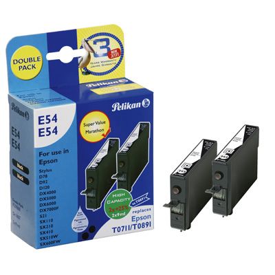 Pelikan 359681 - Zwart - 9 ml - Inktcartridge - 2 stuks
