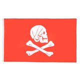 AZ FLAG Vlag Piraat Henry Avery rood 150x90 cm Polyester 100D