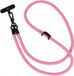 HappyCase Stevig en Universeel Telefoon Koord / Polsbandje | Verstelbare Smartphone Ketting | Universele Telefoonketting | 120CM | Roze