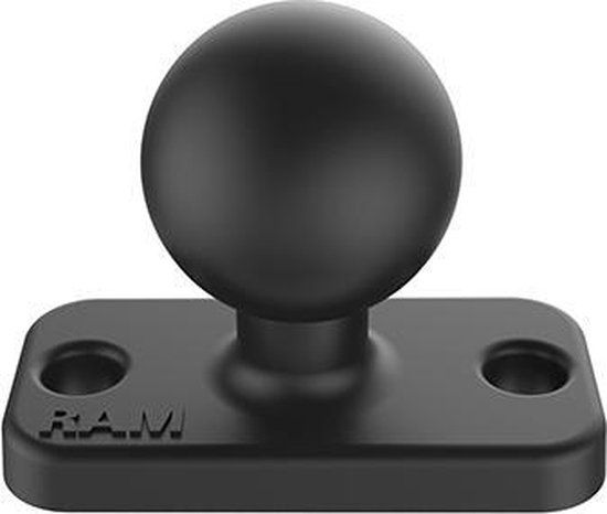National Products RAM Mount B-Kogel (25 mm) Aluminium Basis Rechthoek 25 x 51 mm - RAM-B-202U-12