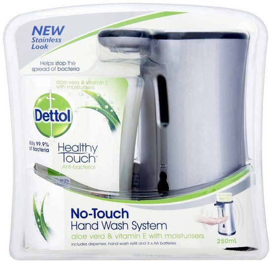 Dettol Aloe Vera + Vitamín E No Touch Automatic Hand Soap System - Bezdotykový Dávkovač Mýdla
