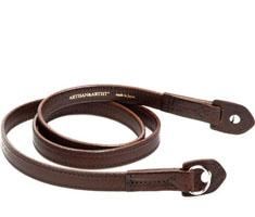 Artisan & Artist ACAM 280 Italiaans lederen camera strap donkerbruin