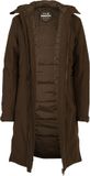 AGU Seq II Winter Trenchcoat Dames – 2-in-1 Regenjas met Poncho-Functie – 100% Waterdicht – Poray 13.000 – Ground Coffee - XL