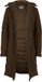 AGU Seq II Winter Trenchcoat Dames – 2-in-1 Regenjas met Poncho-Functie – 100% Waterdicht – Poray 13.000 – Ground Coffee - XL