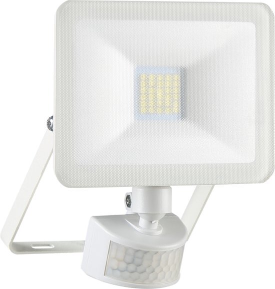 ELRO LF60 Design LED Buitenlamp met Bewegingssensor - 10W – 800LM – IP54 Waterdicht - Wit