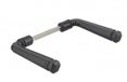 THIRARD Poignée de porte Béquille torsadé double, axe de manivelle 7 mm, Noir, Gris