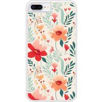 Apple iPhone 6 Flower wall Verstevigd hoesje met sublimatie bedrukking