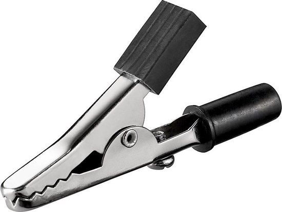Goobay 11414 Alligator Clip Cable Connector Black