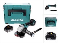 Makita DGA 506 T1J Snoerloze haakse slijper 18 V 125 mm borstelloos + 1x oplaadbare accu 5.0 Ah + Makpac