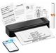 Merkloos Thermische printer A4 draagbaar Bluetooth - Zwart - Inktloos - Voor kantoor en reizen
