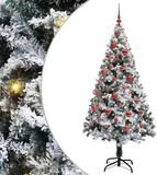 vidaXL Kunstkerstboom met 150 LED, Wit, 150 cm