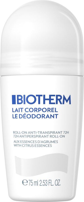 Biotherm Lait Corporel Deodorant Roller - 75ml - Anti-Transpirant - Unisex