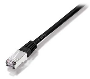 Equip Cat.6A S/FTP Patch Cable 0.5m Black