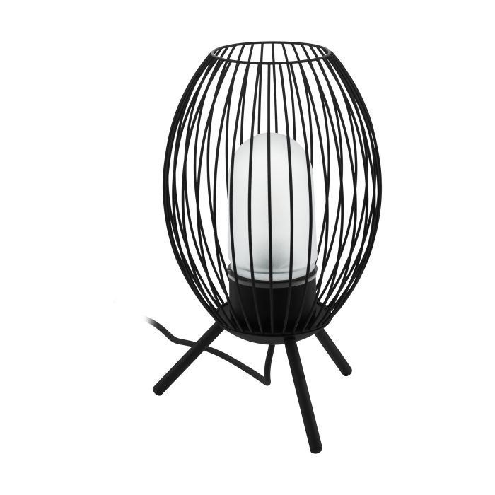 EGLO Fusignano Tafellamp - Zwart - 41cm - E27