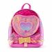 Wiztex Sac à dos brillant, mignon, léger pour maternelle, rose, avec motif cœur