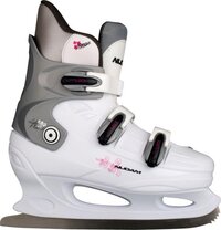 Nijdam Grace Glider Kunstschaatsen - Hardboot - Wit/Zilver - Maat 37