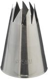 Silikomart 43.348.99.000 BA415 - OPEN FLOWER GROTE STAINLESS STEELTIPS VOOR PIPING BAG