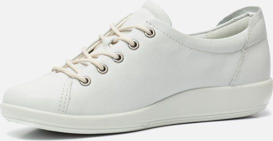 ECCO SOFT 2.0 Dames Sneakers Wit Maat 39