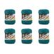 Lily Sugar'N Cream Teal Garen - 6 Pack van 71g/2.5oz - Katoen - 4 Medium (Worsted) - 120 Yards - Breien/haken