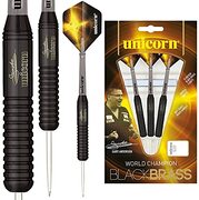 Unicorn Black Brass Gary Anderson Steel Dart, 24 g