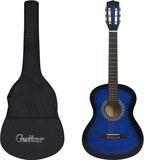 vidaXL - 8-delige Gitaarset - Klassiek - Beginner - 3/4 - 36" - Blauw