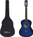 vidaXL - 8-delige Gitaarset - Klassiek - Beginner - 3/4 - 36" - Blauw