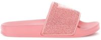 GUESS Beach Slippers With Rhinestones Roze
