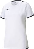 Puma Teamliga Shirt Korte Mouw Dames - Wit | Maat: S