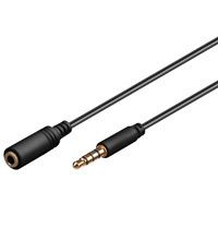 Goobay 5m 3.5mm Jack Audio Kabel - Zwart