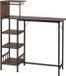 Kamyra Table de bar - Bois & Acier - Vintage - 108,5x40x125,5 cm