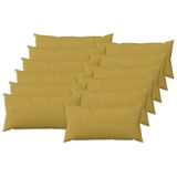 vidaXL Kussensloop HEERLEN Lichtgroen 40 x 80 cm Stof (6 stuks)