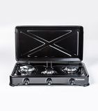 Ravanson K-03TB Zwart, Wit Aanrecht 60 cm Gaskookplaat 3 zone(s)