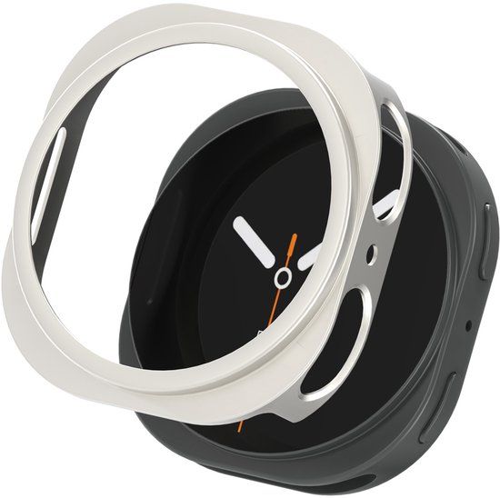 imoshion Ploonk B.V. Screen protector - Geschikt voor Samsung Galaxy Watch 9 / Watch 8 (44 mm) - Full Cover Hard Case / Beschermend Hoesje - Sterrenlicht