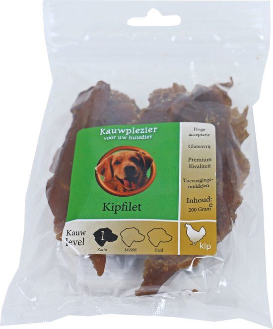 Gebr. De Boon Gedroogd Kipfilet Hondensnack 200g