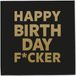 Folat Servetten HBD Fucker 33x33cm (20 stuks)