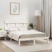 Maison Exclusive - Cadre de lit, blanc, bois massif, 180 x 200 cm, super king size