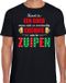 Bellatio Decorations Shoppartners Bv Kerst goed excuus om te zuipen bier fout T-shirt - zwart - heren - M