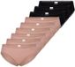 sloggi Dames hipster slip 9 pack GO Crush bruin/zwart Effen XS