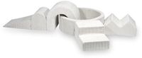 Mimii Foam speelset met rond ballenbad 90x30 Corduroy + 5 elementen