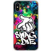 1001 coques Apple iPhone X, Apple iPhone XS Swag or die Bedrukt siliconen hoesje