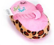 Nobleza Pantoufle avec corde pour chien - Rose