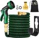 oCreon Flexibele tuinslang, 30 m, groen, flexibele slang, 10 functies