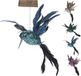 Nampook 5 stuks! Vogel hangdeco 23 cm 4 assorti