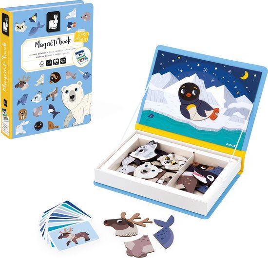 Janod - Magnetibook - Pooldieren