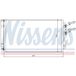 Nissens Condenseur, Climatisation 940236 Bmw 4270545 64504270545 64506804722