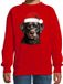 Bellatio Decorations Kersttrui / sweater honden - kinderen - Labrador Retriever - rood - kerstmuts - Kerstmis 110/116