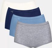 sloggi Basic+ Maxi 4-Pack Women's Briefs - Multi-color - Size 38